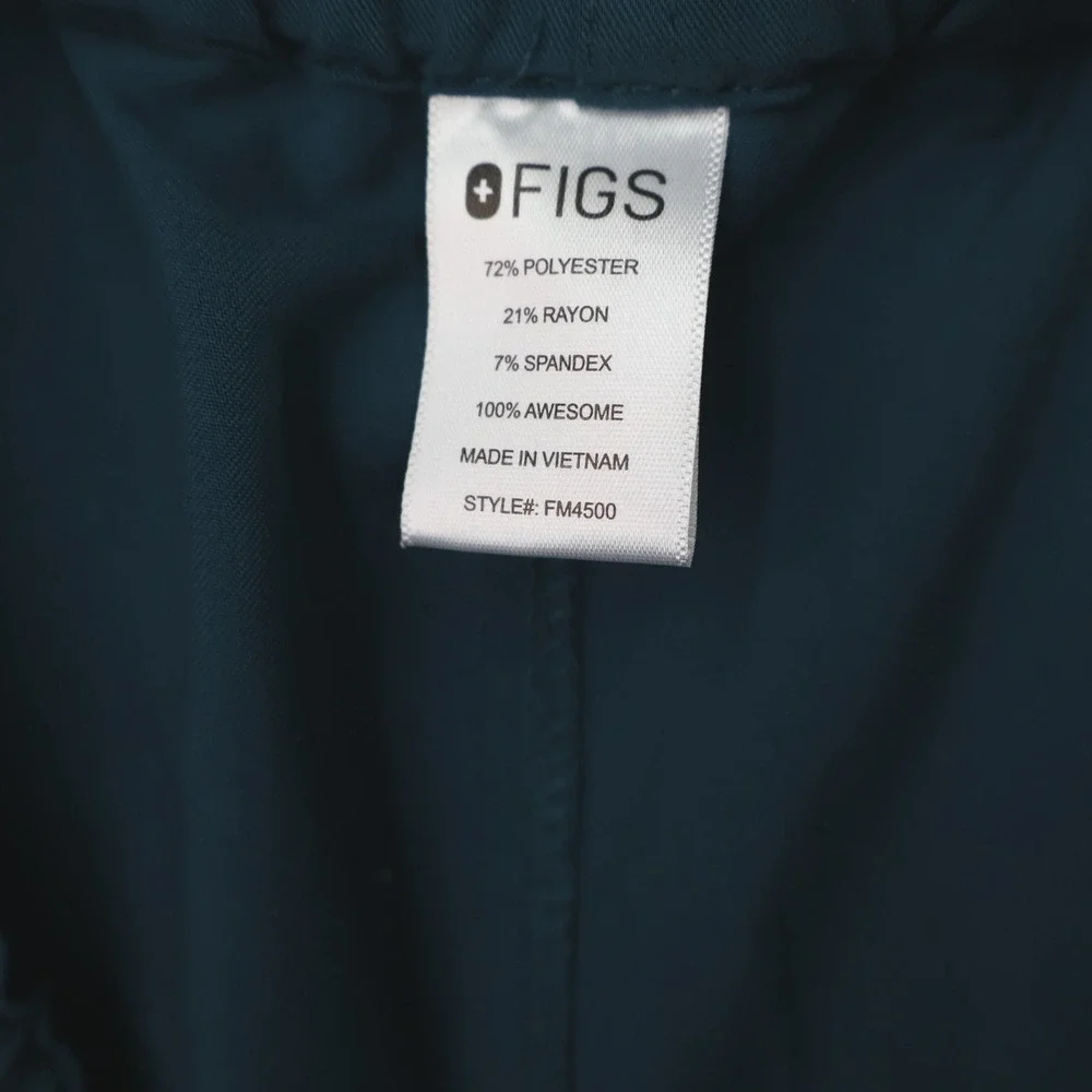 Figs Pisco Scrub Pants Mens XL Teal Blue Excellent Technical Collection FM4500